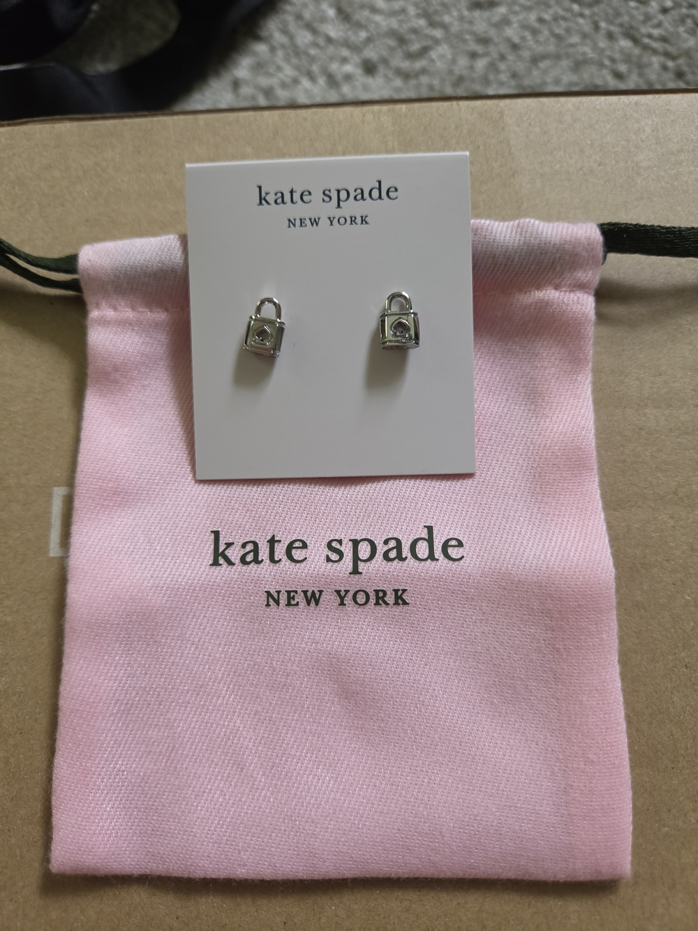 Kate Spade Padlock Earrings
